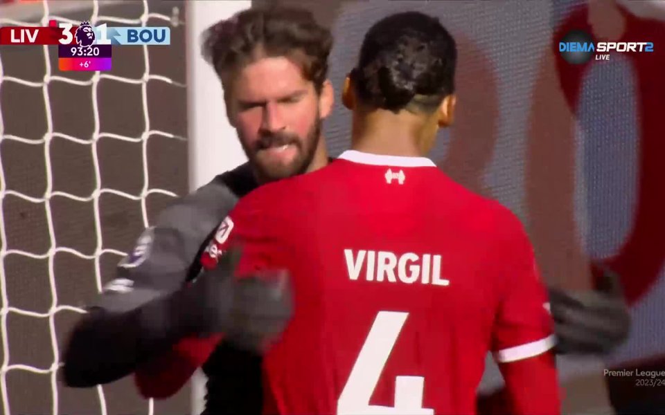 Вратарят на Ливърпул – Алисон Бекер, е една от основните