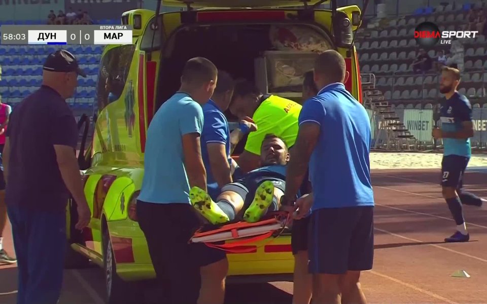 Линейка се наложи да прекъсне срещата между Дунав и Марек.