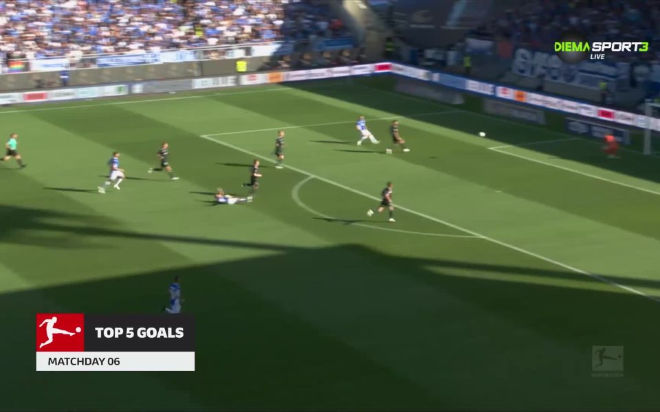 Вижте на-добрите изпълнения от 6-ия кръг на Първа Бундеслига, събрани