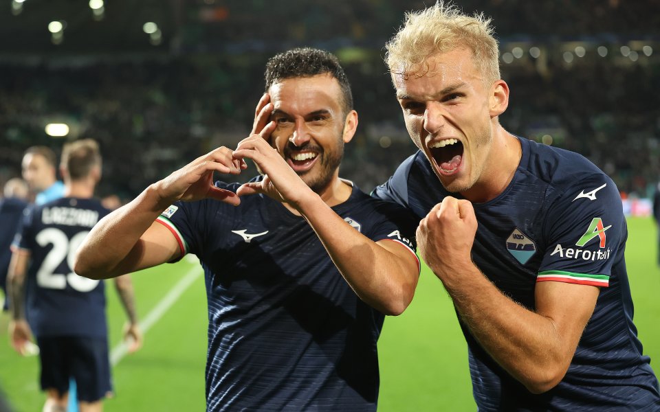 Лацио победи Селтик с 2:1 като гост в мач от