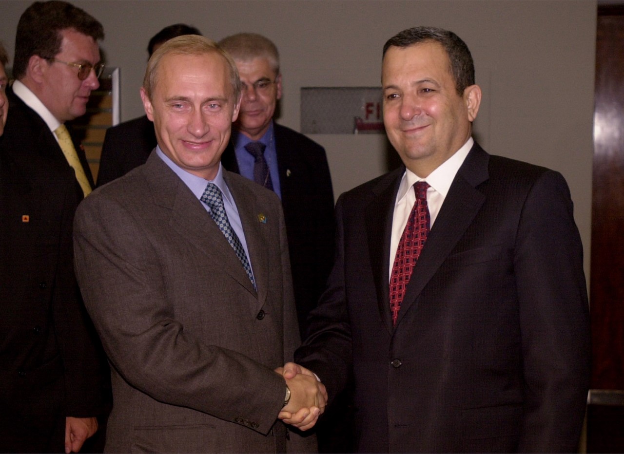 <p>Путин с премиера на Израел през 2000 г.</p>