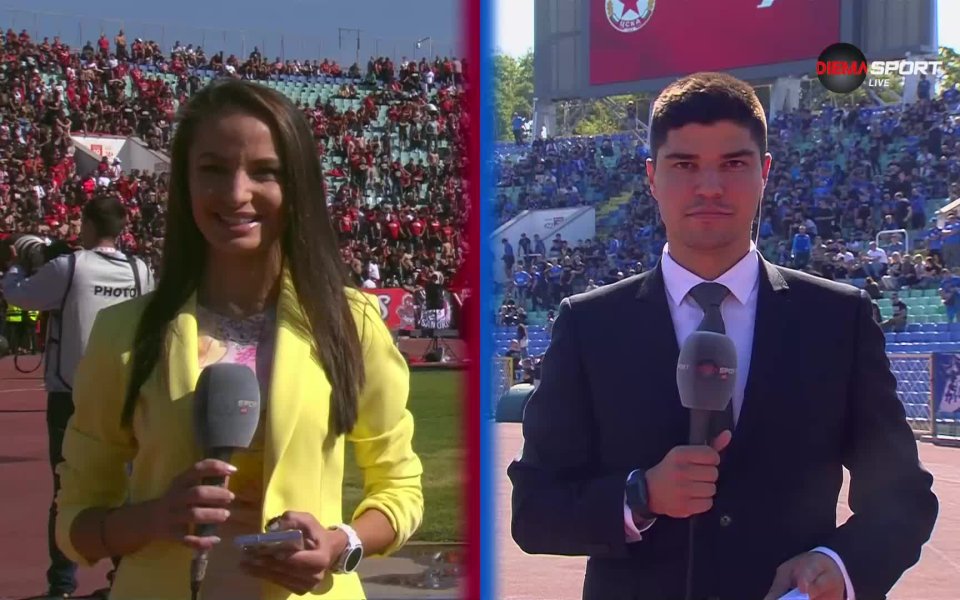 Голямото дерби между ЦСКА и Левски стартира след броени минути