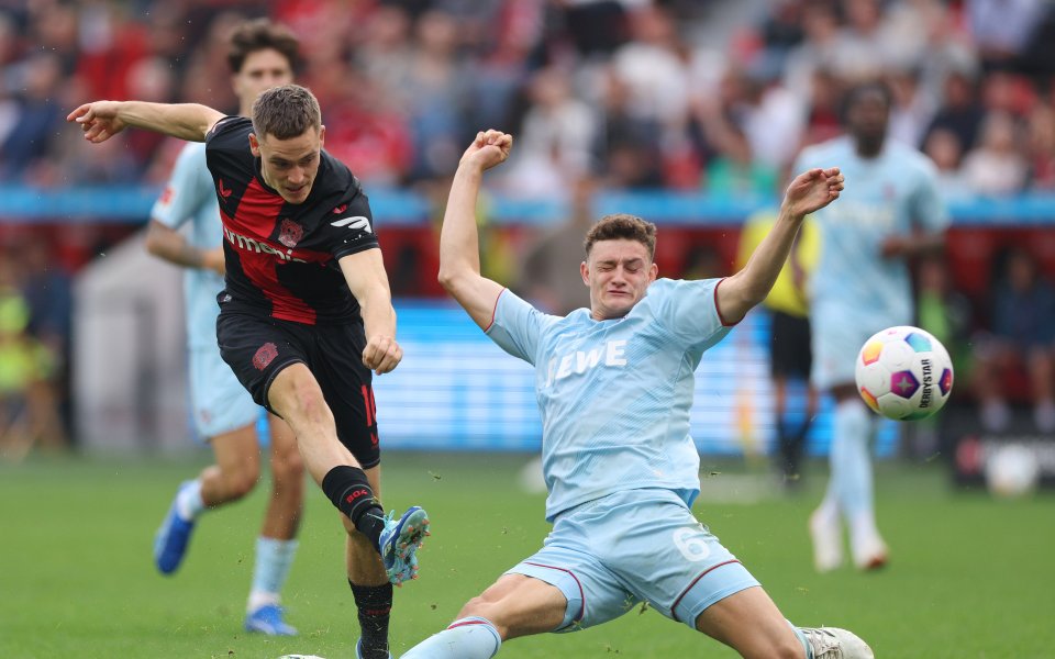 Отборът на Байер Леверкузен записа убедителен успех над Кьолн в