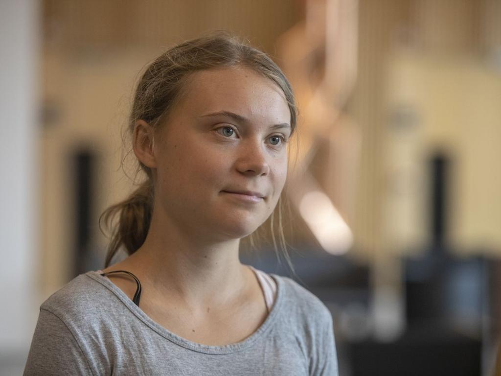 Грета Тунберг, шведска активистка за справедливост в областта на климата,