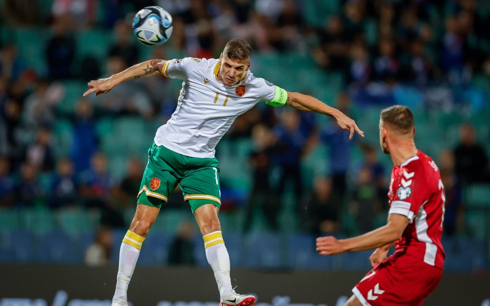 Отборите на България и Литва играят при резултат 1:0 в