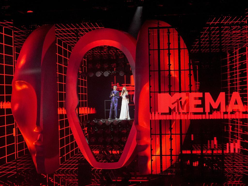 Церемонията за Европейските музикални награди на MTV в Париж идния