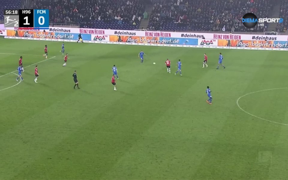 Отборът на Хановер победи с 2:1 тима на Магдебург в