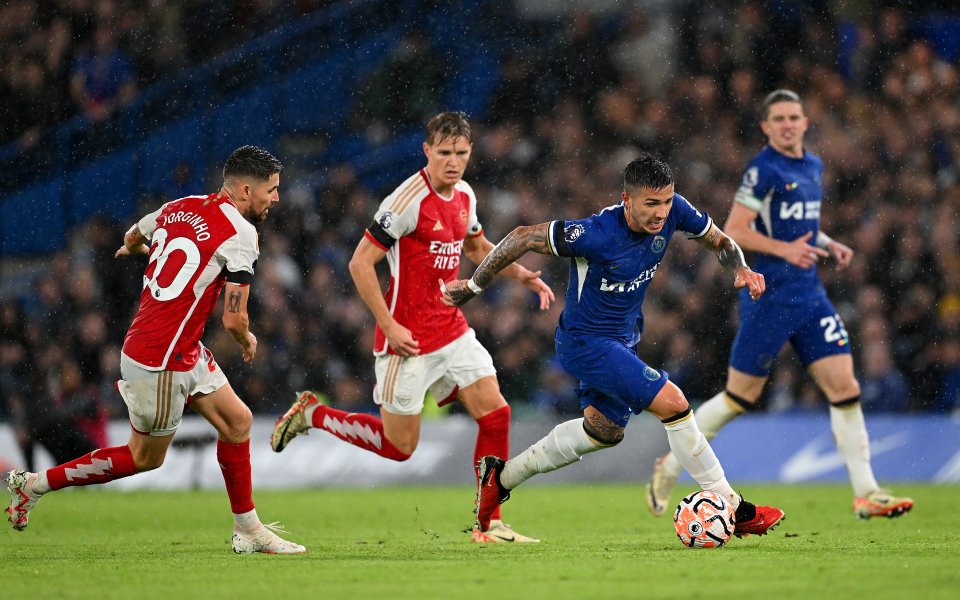 Челси изпусна два гола аванс и завърши 2:2 срещу Арсенал