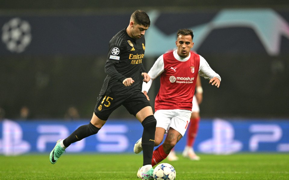 Спортинг Брага посреща Реал Мадрид в трети мач от груповата