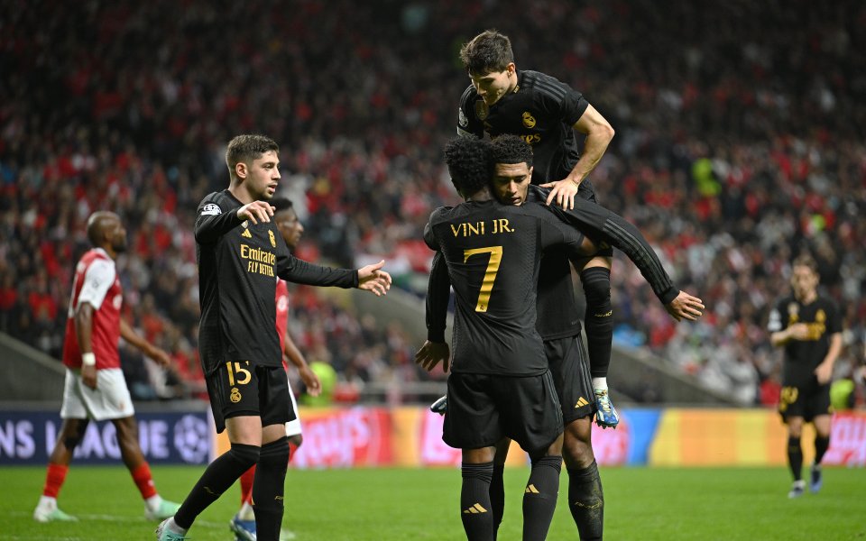 Реал Мадрид се справи с Брага, след като надделя с