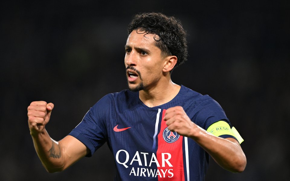 Капитанът на Пари Сен Жермен Маркиньос се върна с контузия