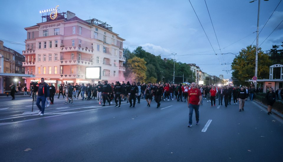 ЦСКА фенове протест1