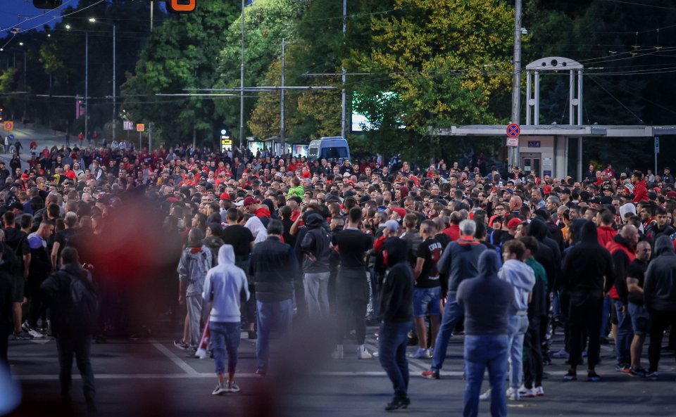 ЦСКА фенове протест1