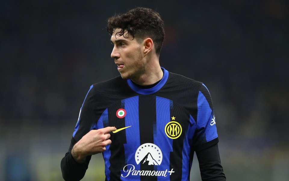 Защитникът на Интер - Алесандро Бастони, е получил мускулна контузия