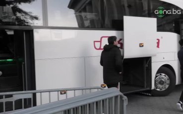 Два часа преди началото на евроквалификацията България Унгария автобусът
