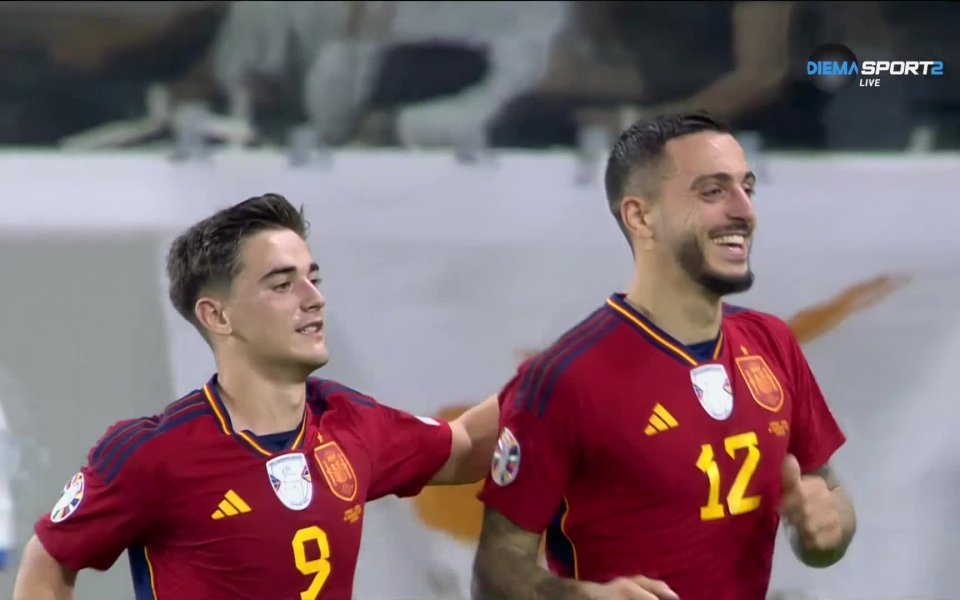 Нападателят на Реал Мадрид и Испания - Хоселу, направи резултата