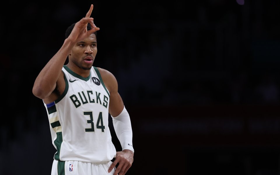 Янис Антетокумпо поведе Милуоки Бъкс с 42 точки за петата
