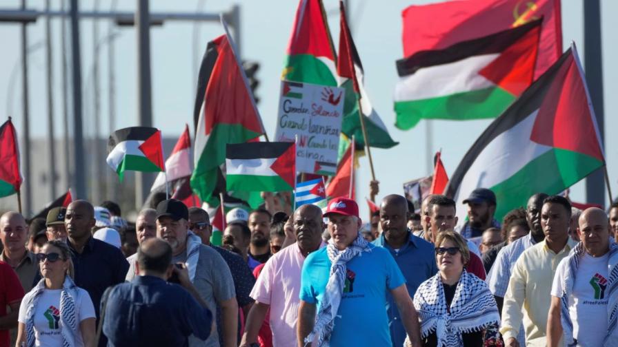 Протестиращи в Хавана: Израел извършва "геноцид" срещу палестинците в Газа