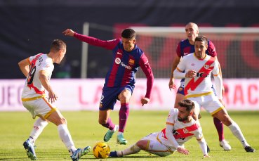Райо Валекано и Барселона играят при резултат 1 0 в мач от 14 я