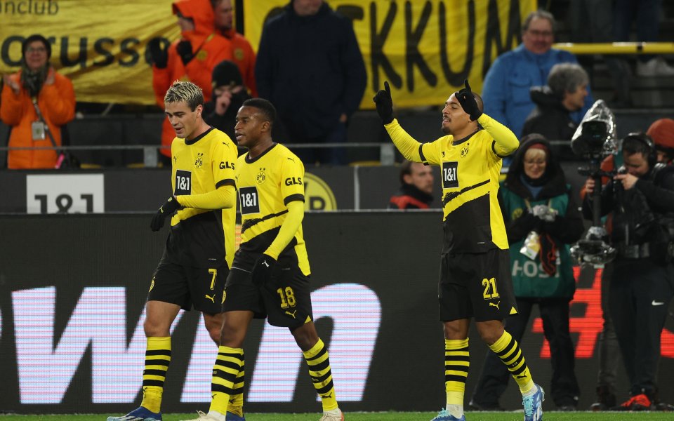 Борусия Дортмунд - Борусия Мьонхенгладбах 4:2 / Първа Бундеслига, 12-и кръг, 25.11.2023 г.