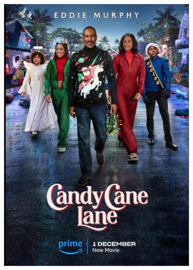 <p>&bdquo;<b>Candy Cane Lane&ldquo;</b></p>

<p>В тази фантастична комедия Еди Мърфи ще ни припомни колко забавен може да бъде. Той влиза ролята на Крис, който е решен да спечели годишния конкурс за коледна украса на квартала. Той сключва договор с елф, за да му помогне да спечели - и елфът хвърля заклинание, което носи неочакван хаос в града.</p>