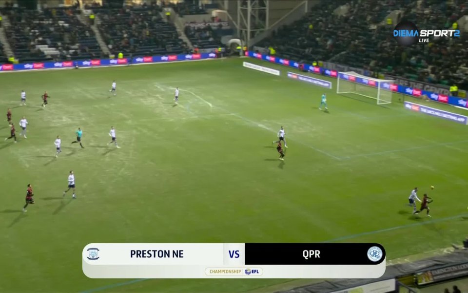 Куинс Парк Рейнджърс спечели гостуването си на Престън с 2;0