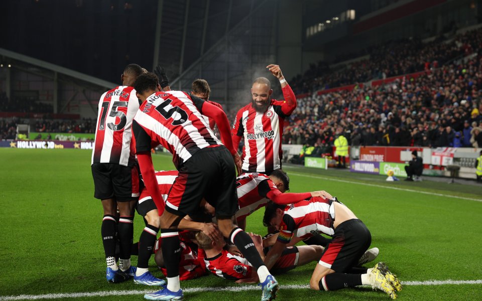 След две загуби от Ливърпул и Арсенал Брентфорд се върна