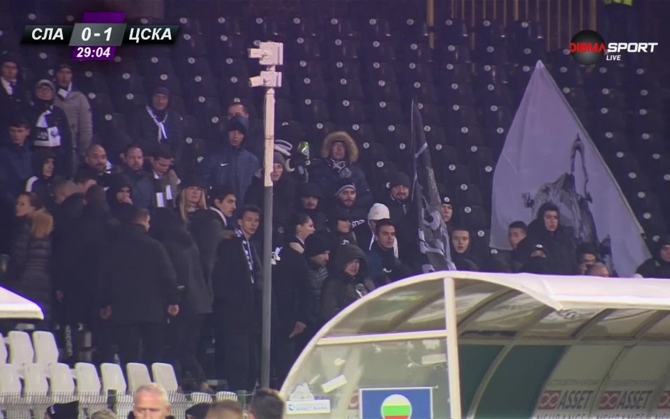 След попадението на Матиас Фаетон в 27-а минута за ЦСКА