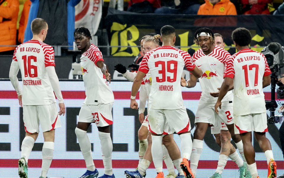 Борусия Дортмунд загуби домакинството си на РБ Лайпциг с 2:3