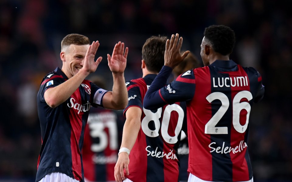 Болоня намери място в топ 4 на италианската Серия А