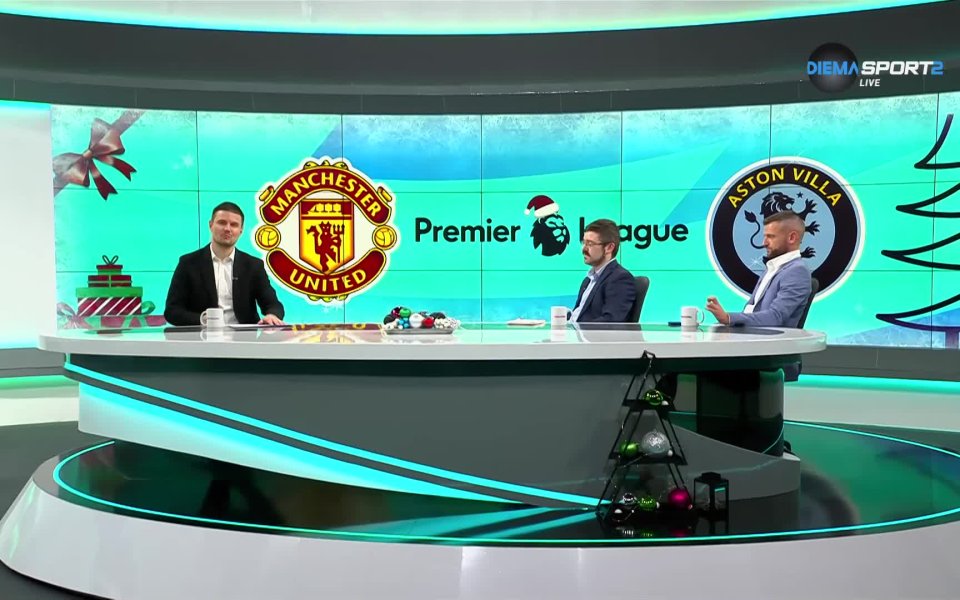 Вижте стартовите състави на Манчестър Юнайтед и Астън Вила за