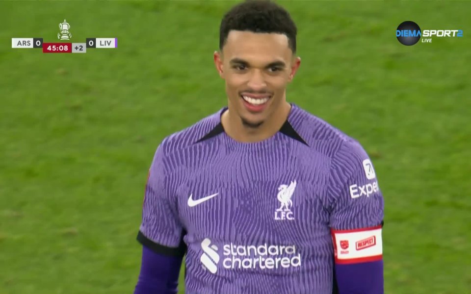 Отборът на Ливърпул пропусна страхотен шанс да поведе срещу Арсенал