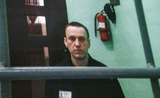 Навални за първи път в съда след прехвърлянето му