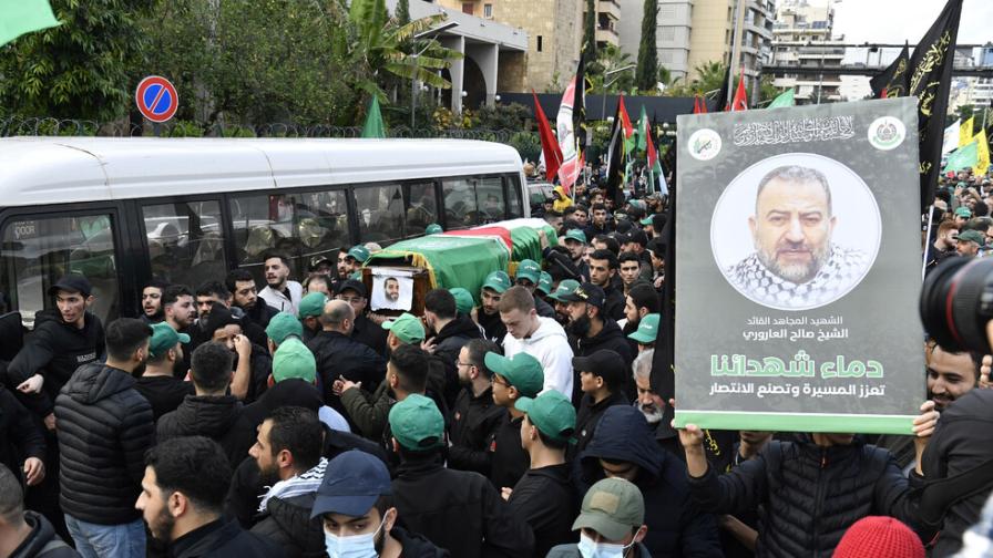 Израел задържа сестри на ликвидирания лидер на "Хамас" Салех ал-Арури