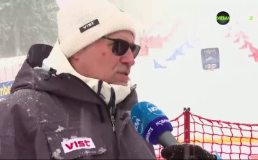 Президентът на българската федерация по ски Цеко Минев говори от