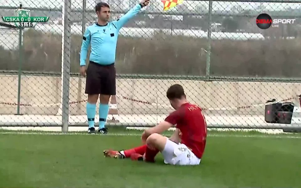 В 32-ата минута на ЦСКА и Корона се стигна до
