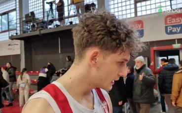 Баскетболистът на ЦСКА Виктор Гергов коментира заггубата на своя