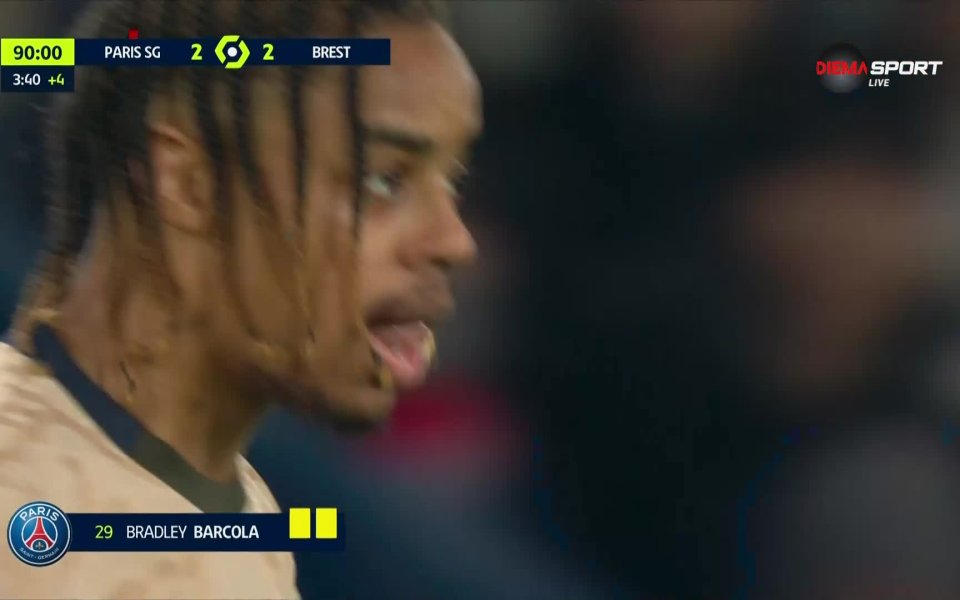 ПСЖ изпусна преднина от два гола и стигна само до