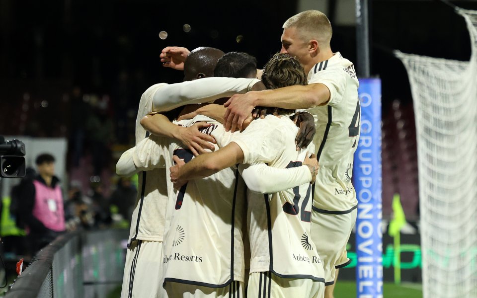 Отборът на Рома победи с 2:1 като гост Салернитана в