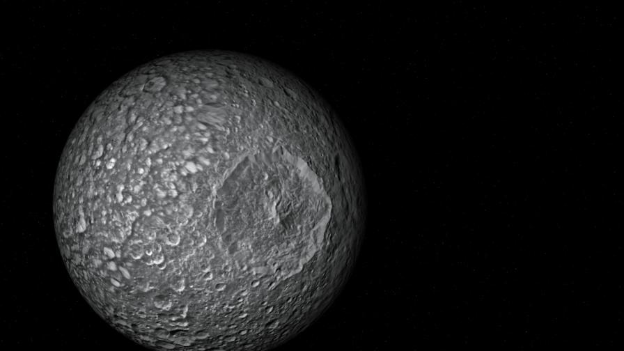 Сатурновата зловеща луна Мимас има скрит океан под повърхността