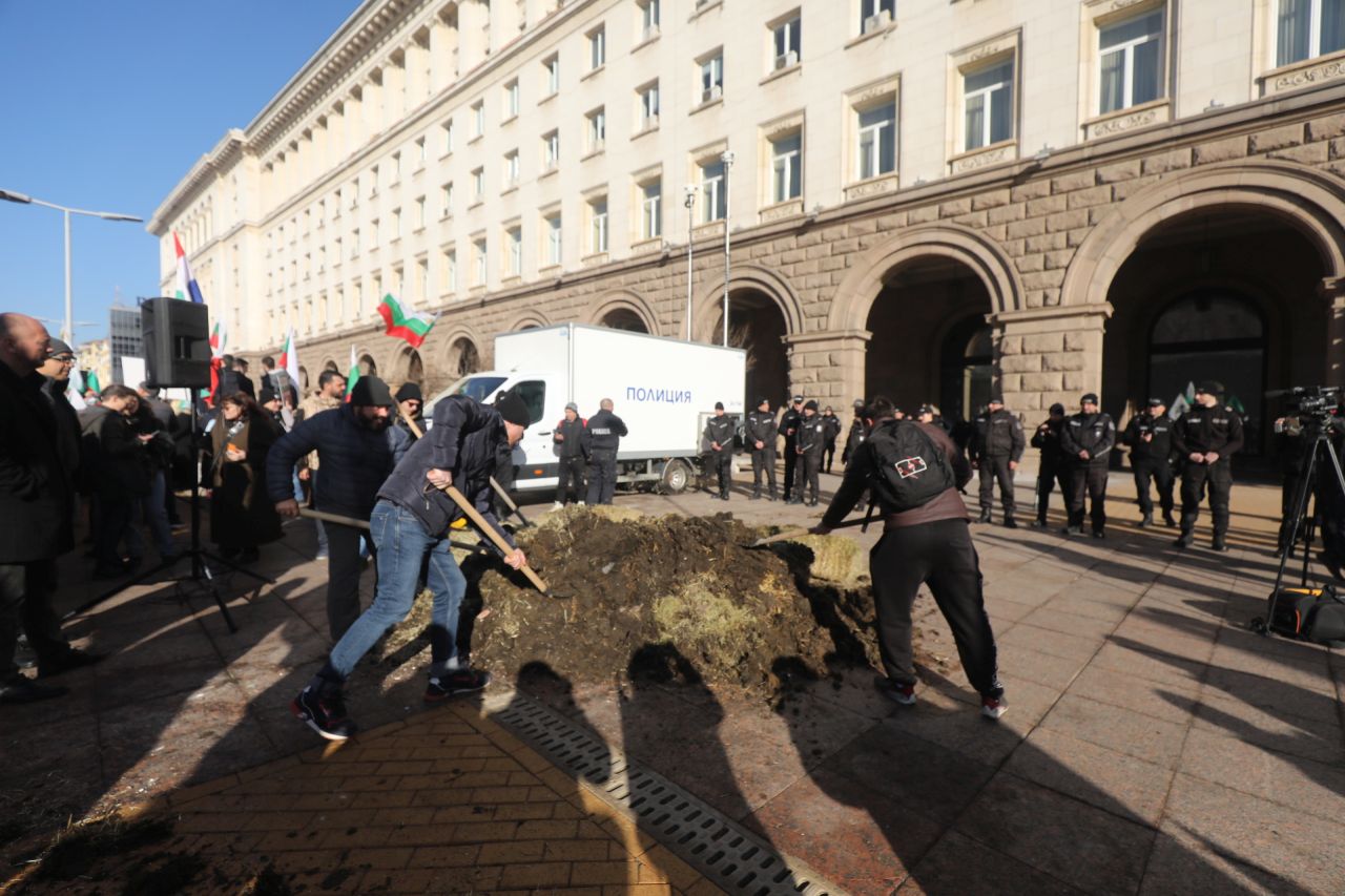 <p>&quot;Възраждане&quot; протестира пред Конституционния съд по повод референдума за запазване на лева</p>