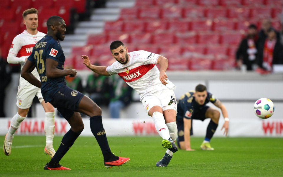 Щутгарт записа трета поредна победа в Бундеслигата, след като се