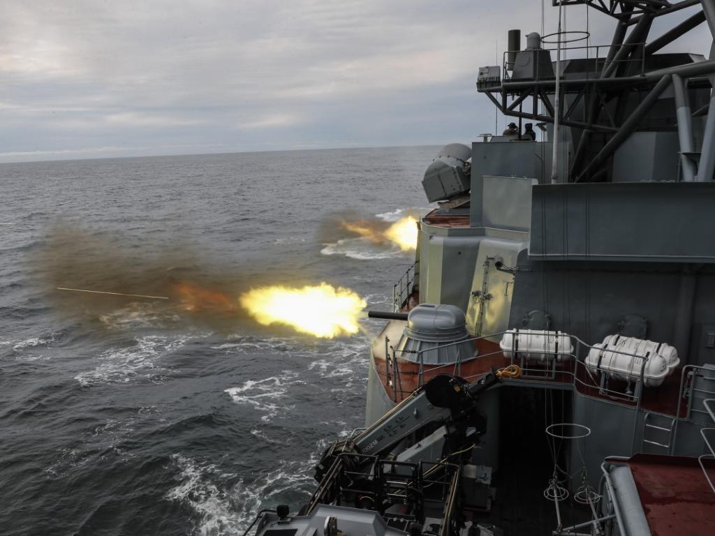 Спотапянето на поредния голям десантен кораб от Черноморския флот, Украйна