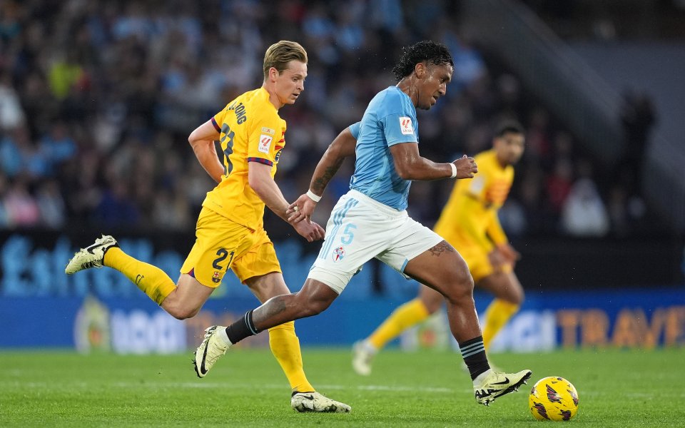 Селта и Барселона играят при резултат 0:1 в мач от 25-ия