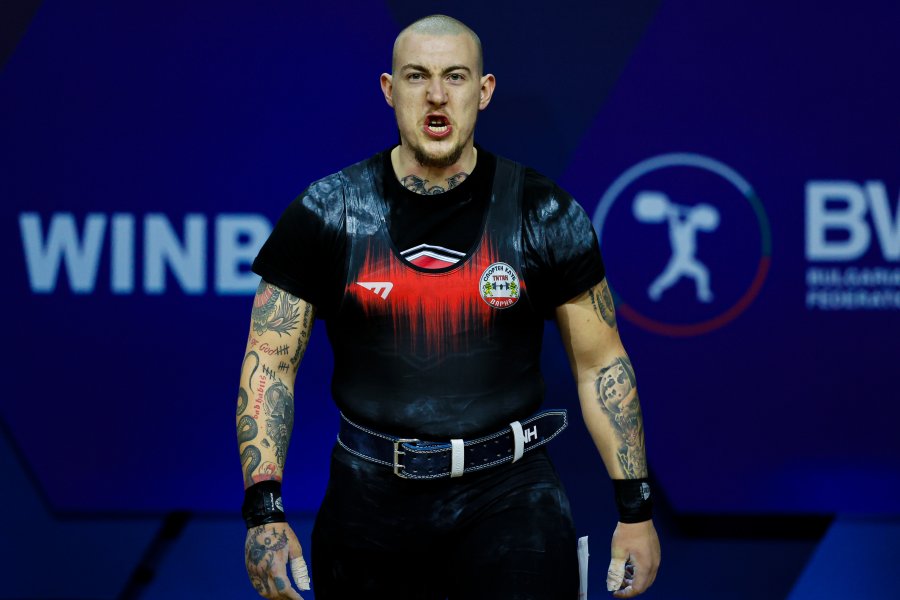 Христо Христов на Европейското първенство по вдигане на тежести в1