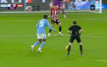 Манчестър Сити - Брентфорд 0:0 /първо полувреме/