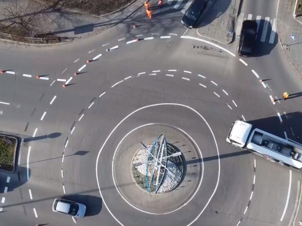 Кръгово кръстовище в Шумен стана хит в социалните мрежи. За
