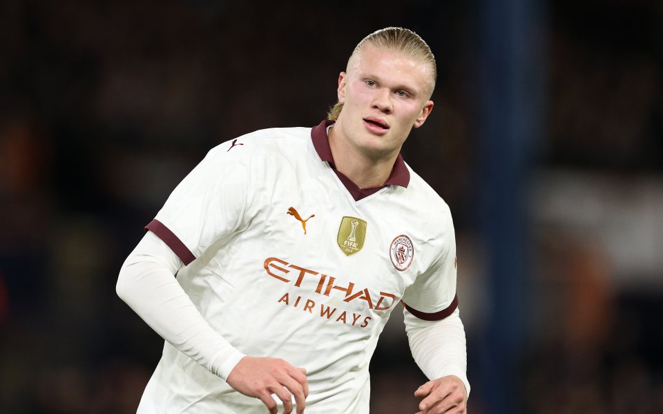 Нападателят Ерлинг Холанд направи поредния си впечатляващ мач с екипа