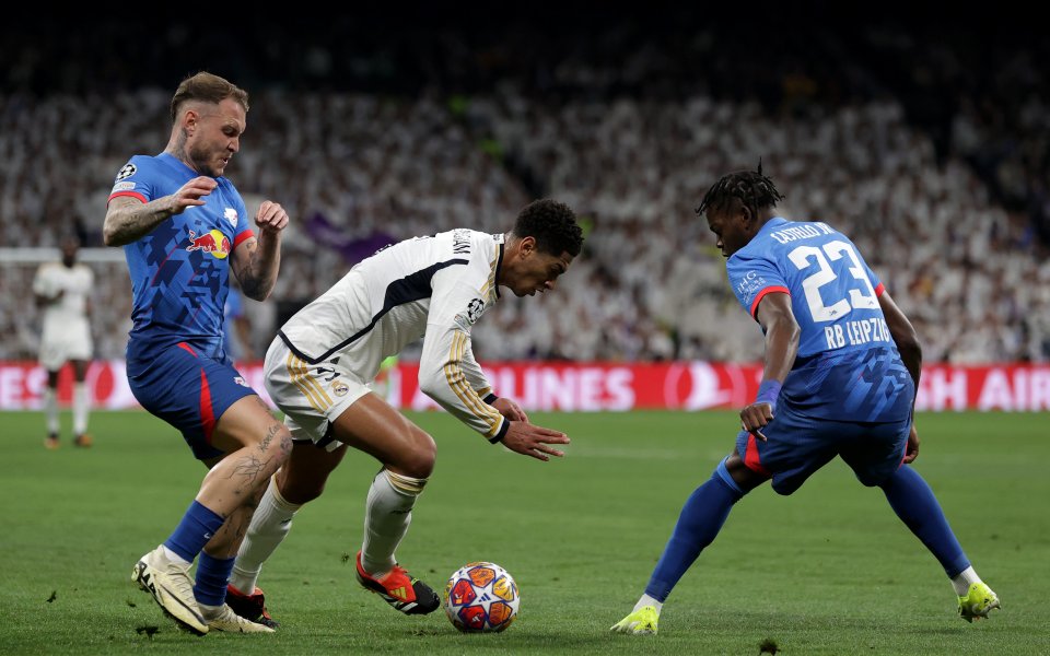 Реал Мадрид и РБ Лайпциг играят при резултат 0:0 в мач-реванш