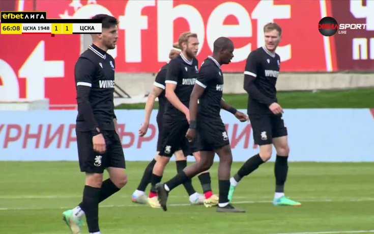 Данило Асприля изравни за ЦСКА (видео)